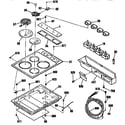 Kenmore 9114242791 main top diagram