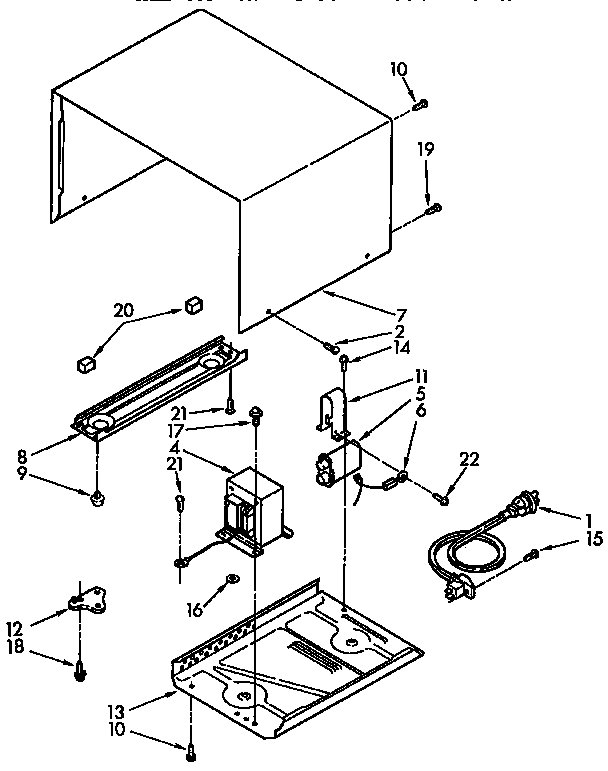 KitchenAid KCMS125YSB0 cabinet diagram