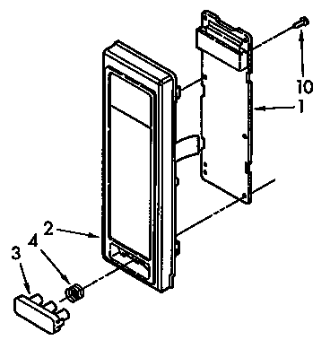 KitchenAid KCMS125YSB0 control panel diagram