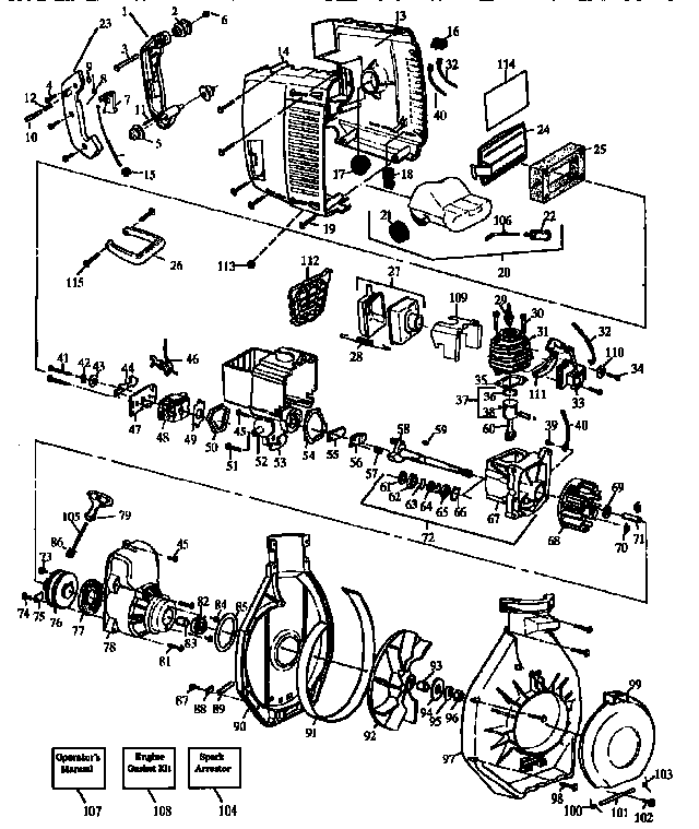 Craftsman 358797990 engine diagram