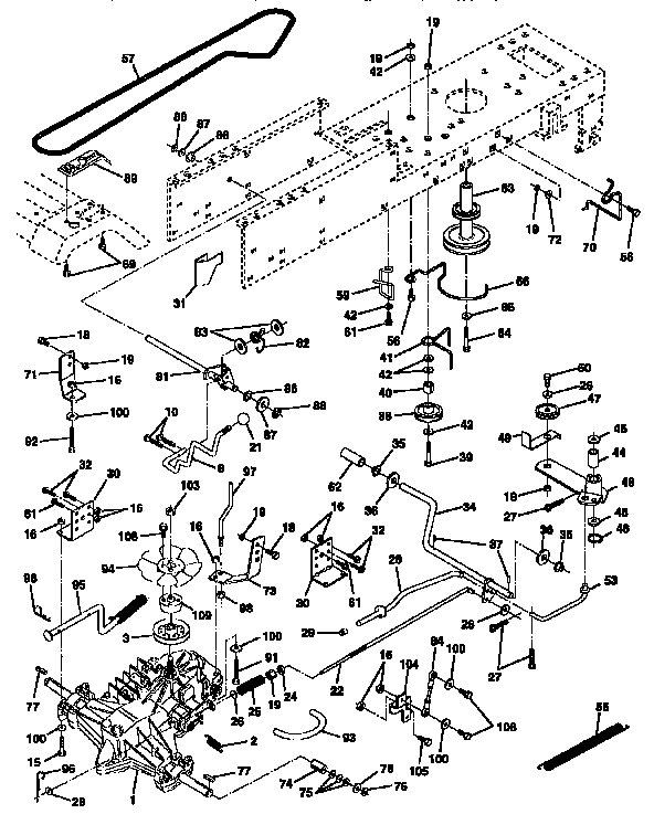 Craftsman 917257591 drive diagram