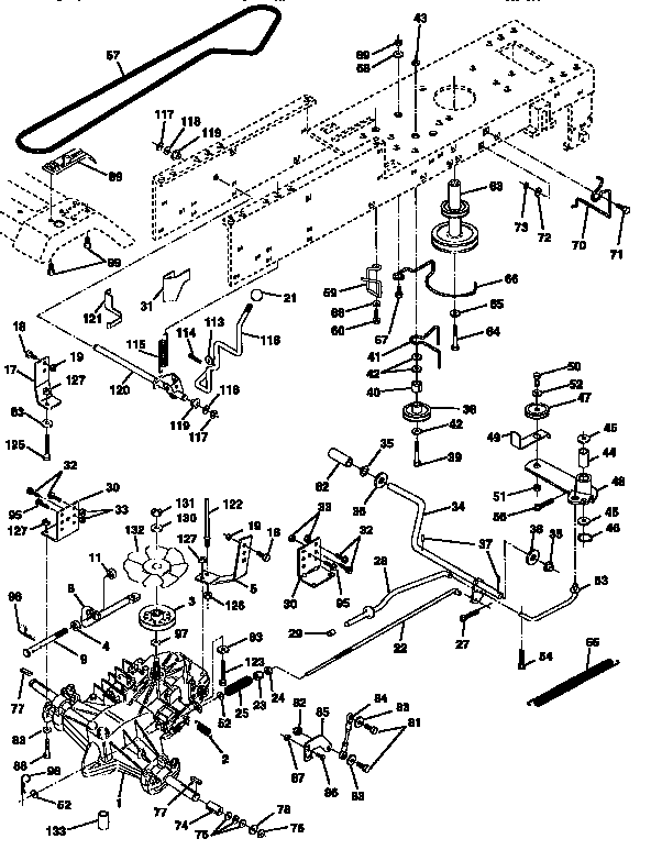 Craftsman 917257590 drive diagram