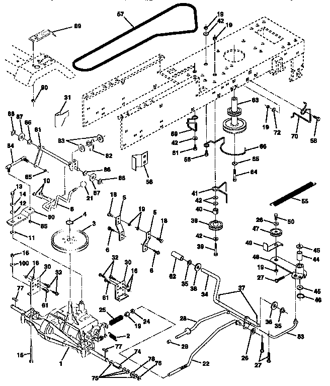 Craftsman 917257643 drive diagram