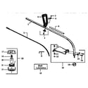 Craftsman 358799290 drive shaft and cutting head diagram