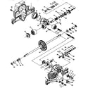 Craftsman 917258082 transaxle 310-0500 (71/917) diagram