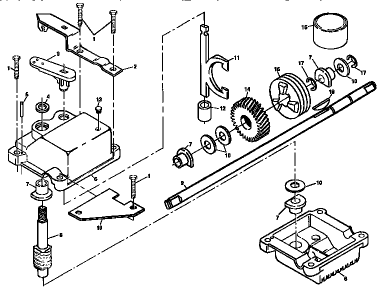 Craftsman 917373842 gear case assembly diagram