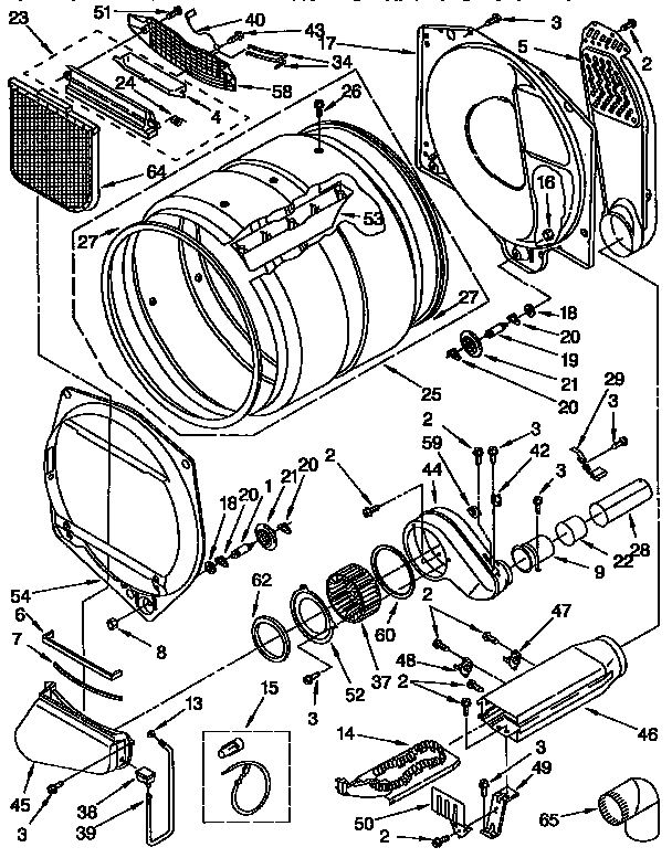 Kenmore 11096583110 bulkhead diagram