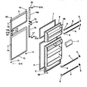 Kenmore 2539335001 doors diagram