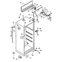 Kenmore 2539335001 cabinet parts diagram