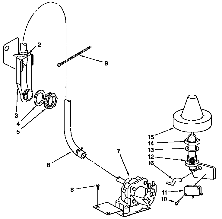 KitchenAid KUDB23HB0 fill and overfill diagram