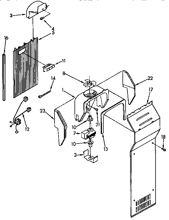 KitchenAid KSRS27QAAL00 air flow diagram