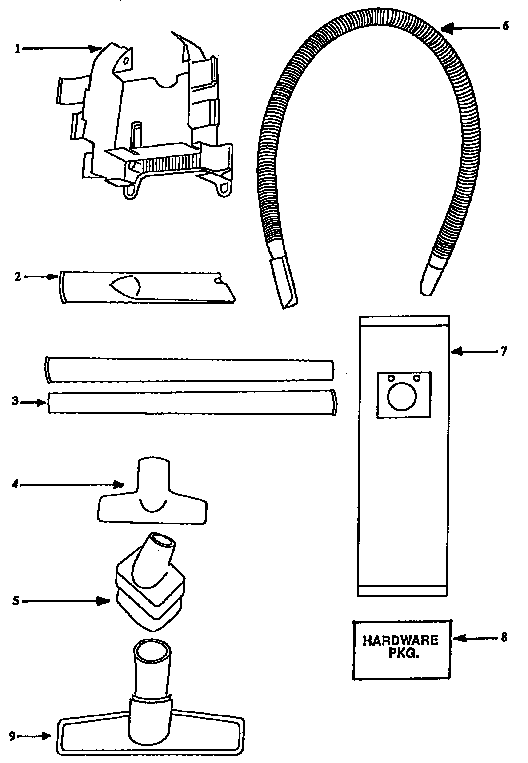 Kenmore 86034411490 attachments diagram