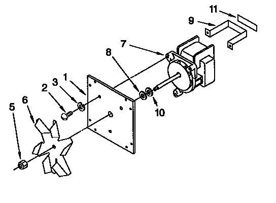 KitchenAid KEBS277YAL4 convection fan diagram