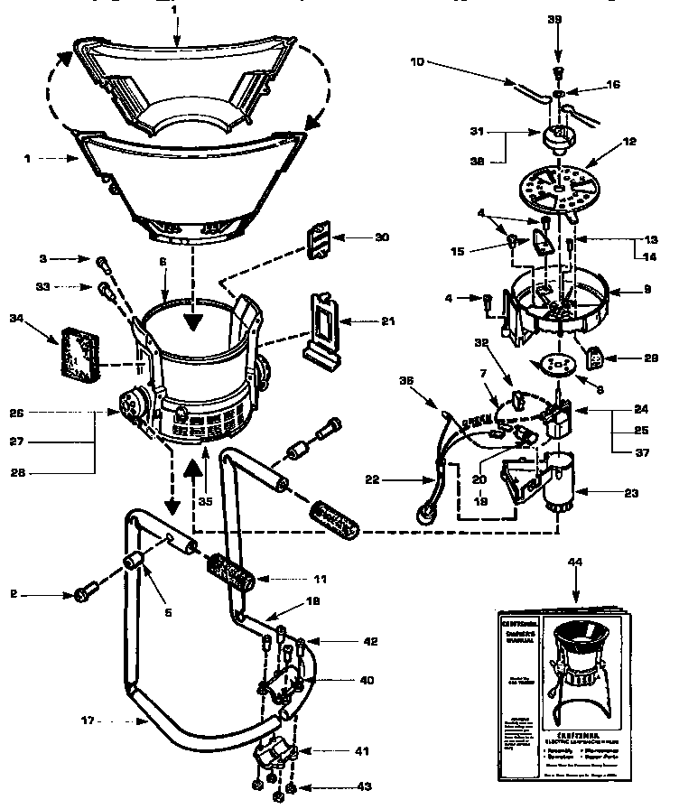 Craftsman 833799864 replacement parts diagram