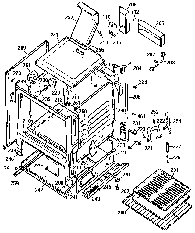 Kenmore 3627182193 cabinet diagram