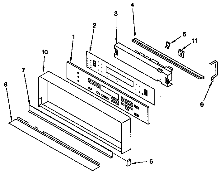 KitchenAid KEBS246YBL4 control panel diagram