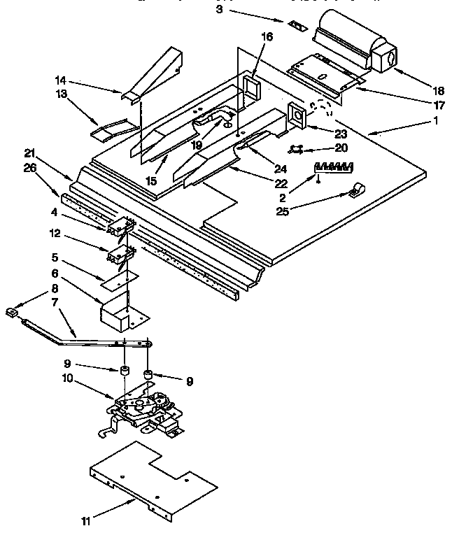 KitchenAid KEBS246YBL4 latch and vent diagram