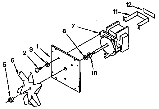 KitchenAid KEBS207YAL3 convection fan diagram