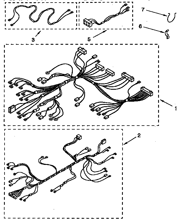 KitchenAid KEBS207YAL3 wiring harness diagram