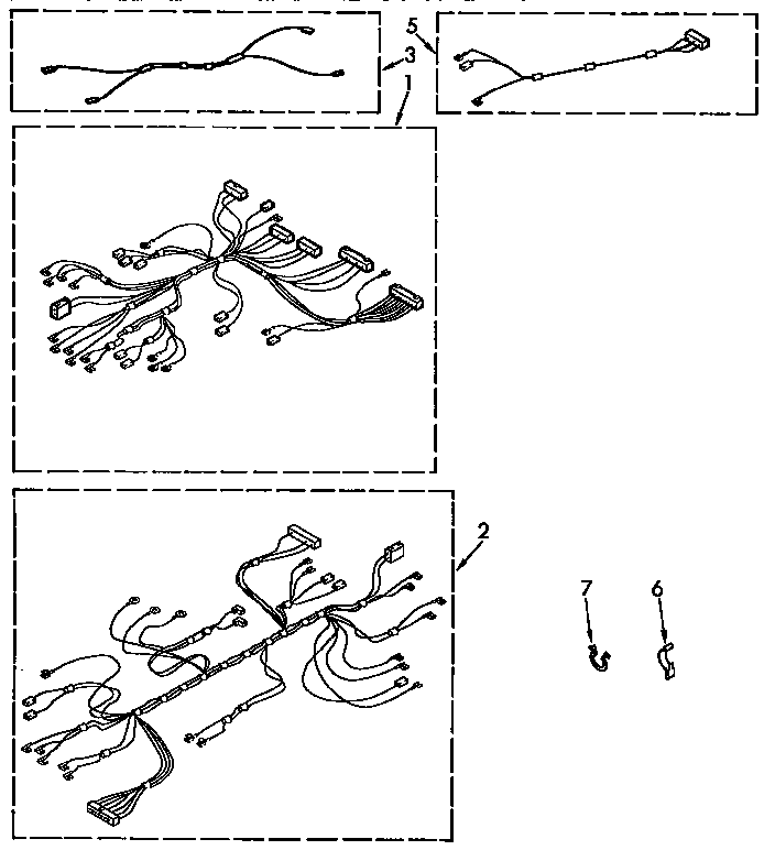 KitchenAid KEBS207YBL0 wiring harness diagram