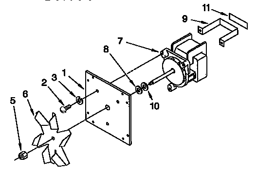 KitchenAid KEBS277YBL3 convection fan diagram