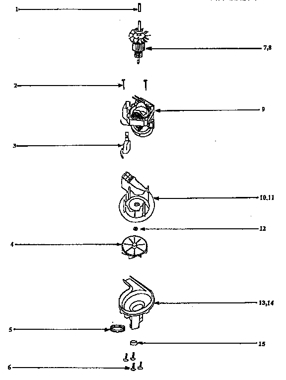 Eureka 9855B/BT field assembly diagram