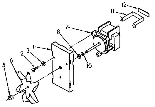 KitchenAid KEBS207YAL2 convection fan diagram