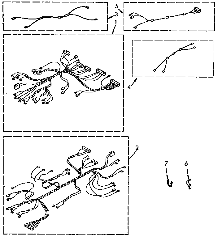 KitchenAid KEBS207YAL2 wiring harness diagram