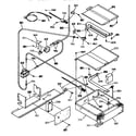 Kenmore 9113674590 broiler and oven burner section diagram