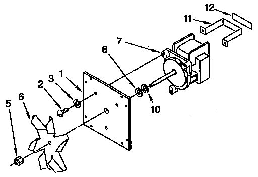 KitchenAid KEBS208ABL0 convection fan diagram