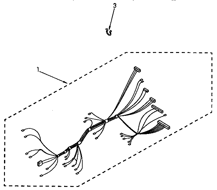 KitchenAid KEBI100YBL3 wiring harness diagram