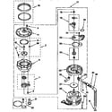 KitchenAid KUDD230B0 pump and motor diagram