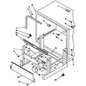 KitchenAid KUDD230B0 frame and tank diagram