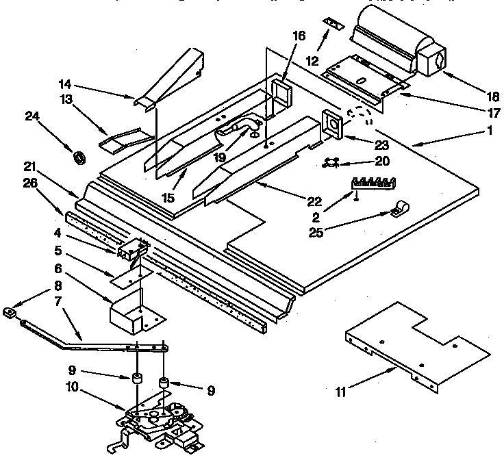 KitchenAid KEBI171YBL2 latch and vent diagram