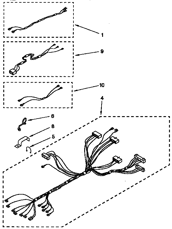 KitchenAid KEBI171YBL2 wiring harness diagram