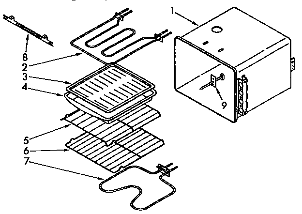 KitchenAid KEDI141YWH0 oven liner diagram