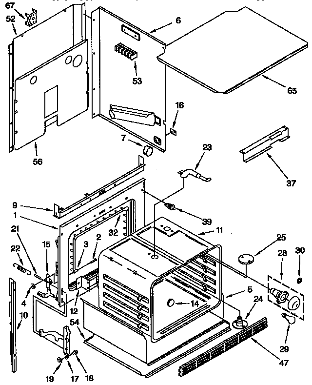 KitchenAid KEBS107YBL2 oven diagram