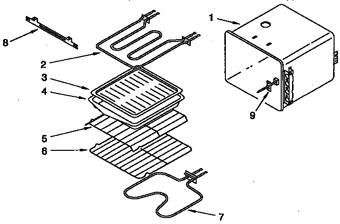 KitchenAid KEBI141YBL4 oven liner diagram