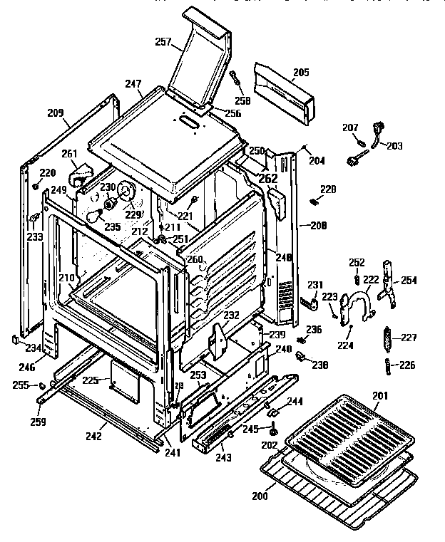Kenmore 3627172192 cabinet diagram