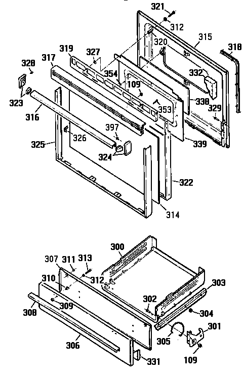 Kenmore 3627172192 door diagram