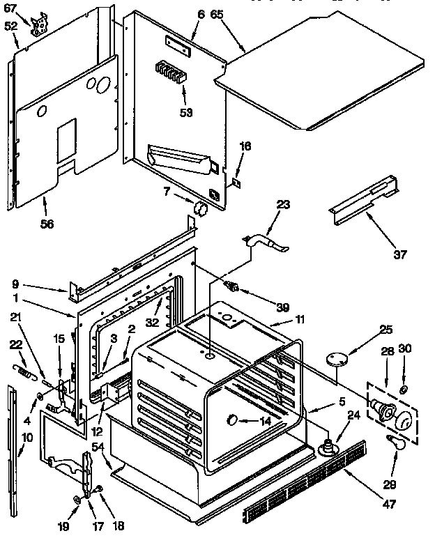 KitchenAid KEBS107YAL0 oven diagram