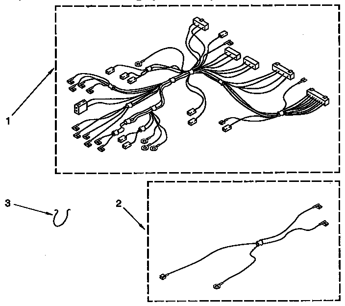 KitchenAid KEBS107YAL0 wiring harness diagram