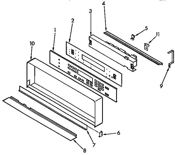 KitchenAid KEBI241YBL0 control panel diagram