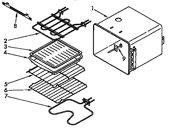 KitchenAid KEBI241YBL0 oven liner diagram