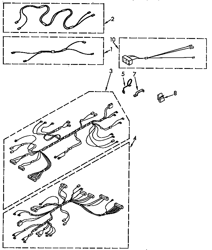 KitchenAid KEBI241YBL0 wiring harness diagram