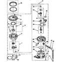 KitchenAid KUDH230Y1 pump and motor diagram