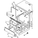 KitchenAid KUDH230Y1 frame and tank diagram