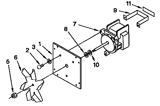 KitchenAid KEBS227BAL0 convection fan diagram