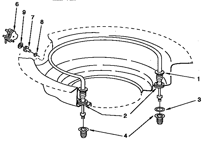 KitchenAid KUDS230Y1 heater diagram
