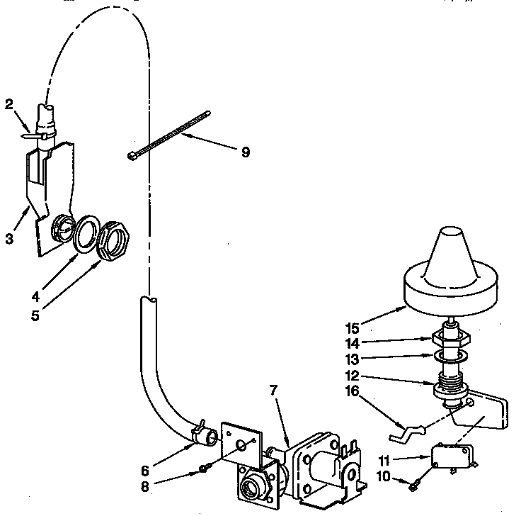 KitchenAid KUDS230Y1 fill and overfill diagram